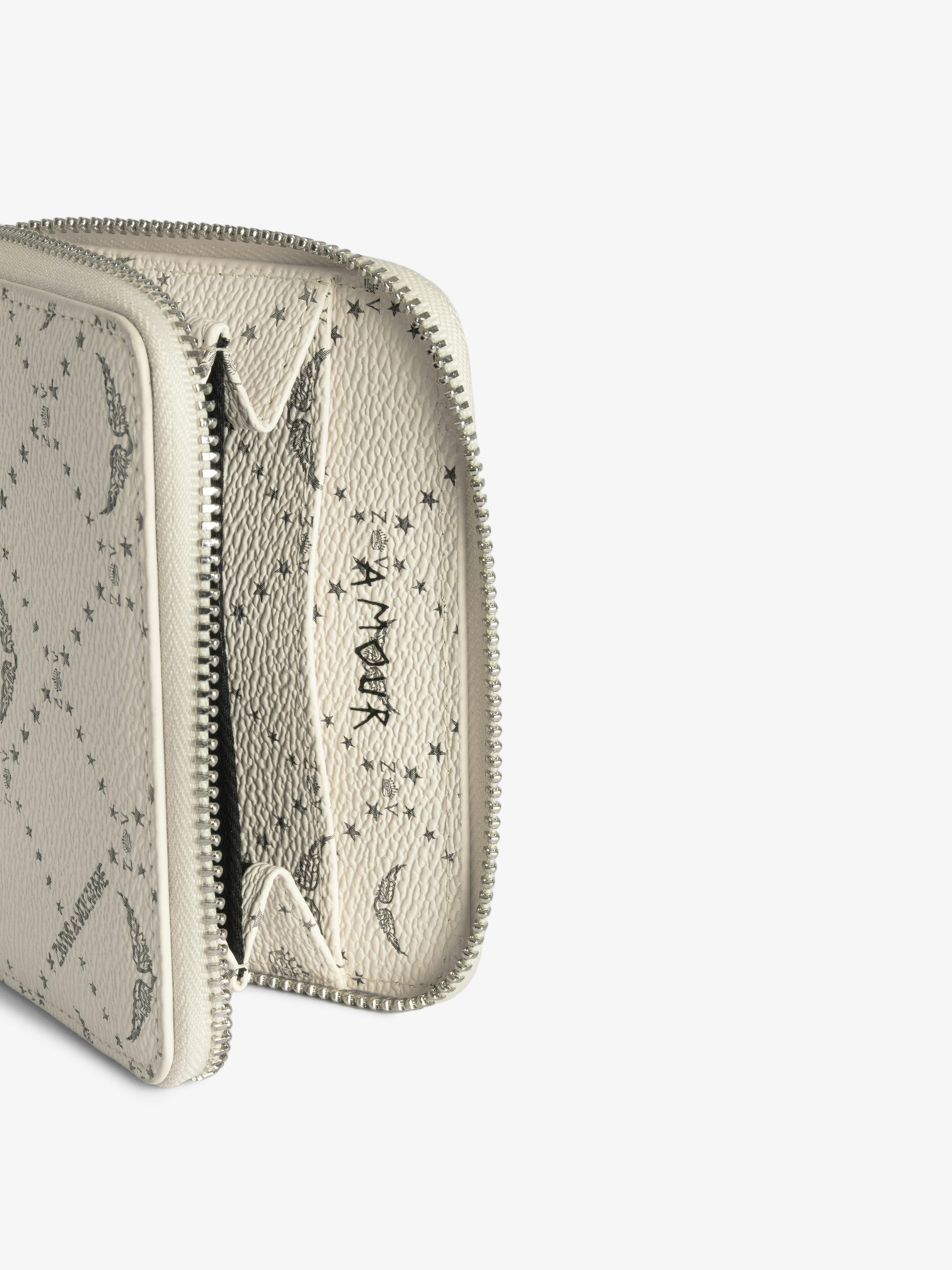 Mini ZV Monogram Wallet - Monogram canvas wallet, signature wings.